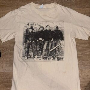 Graphic Friday the 13th Tee in Cream - Vintage Style Crew Neck